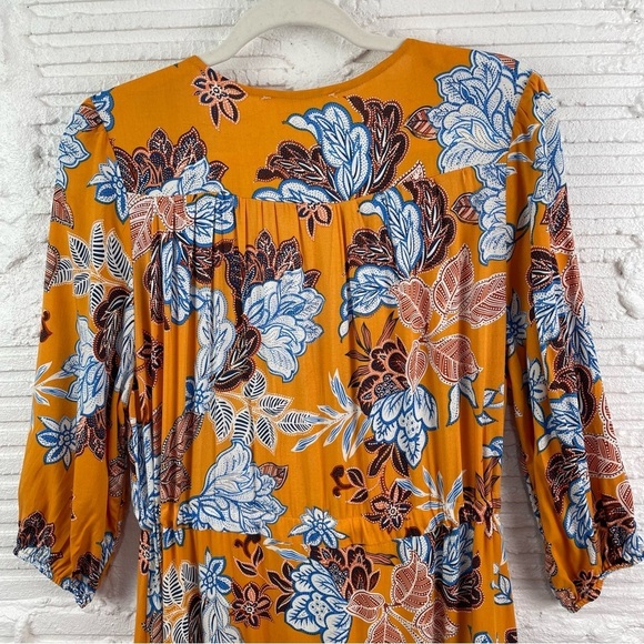 Anthropologie Abel The Label Dress Tiered Maxi Floral Peasant Cottage Bohemian S - Picture 12 of 16